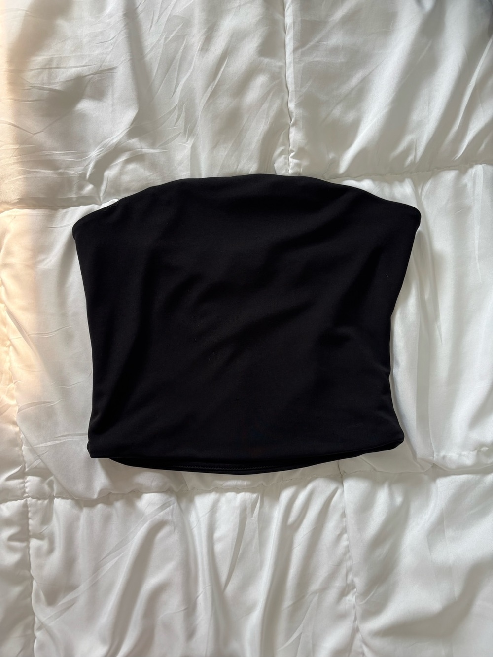 Dynamite Black Strapless Tube Top